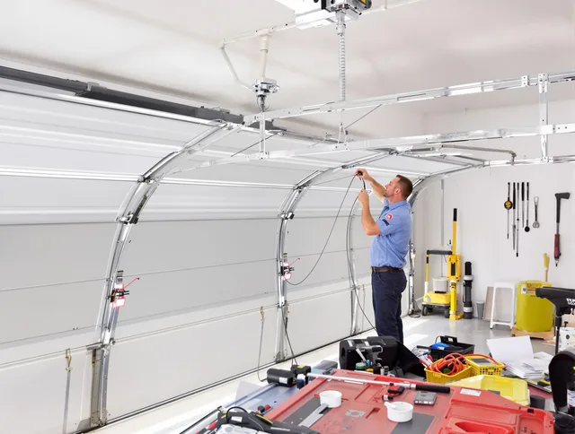 Garage door cable repair service by Aliso Viejo Garage Door Repair in Aliso Viejo