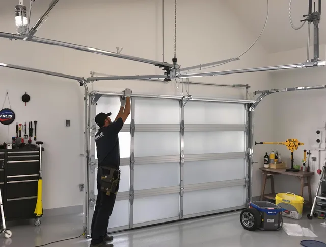 Aliso Viejo Garage Door Repair certified team performing precision garage door installation in Aliso Viejo
