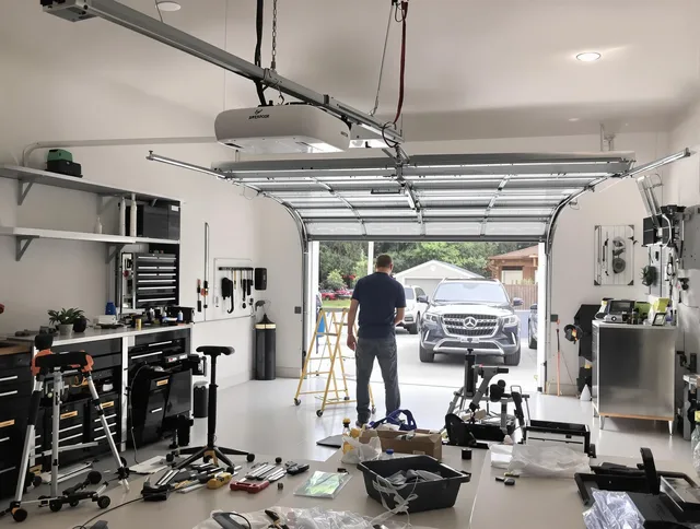 Garage door opener installation by Aliso Viejo Garage Door Repair in Aliso Viejo