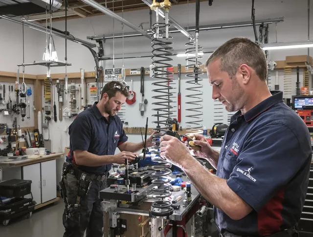 Garage door spring repair service by Aliso Viejo Garage Door Repair in Aliso Viejo