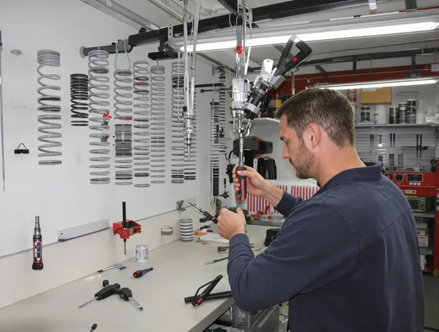 Aliso Viejo Garage Door Repair safety certified technician performing precision spring replacement in Aliso Viejo